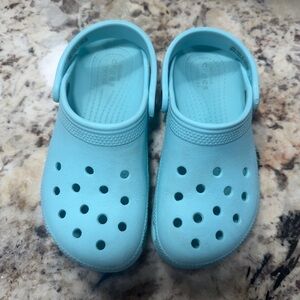 CROCS Kids Light Blue slip on Shoes